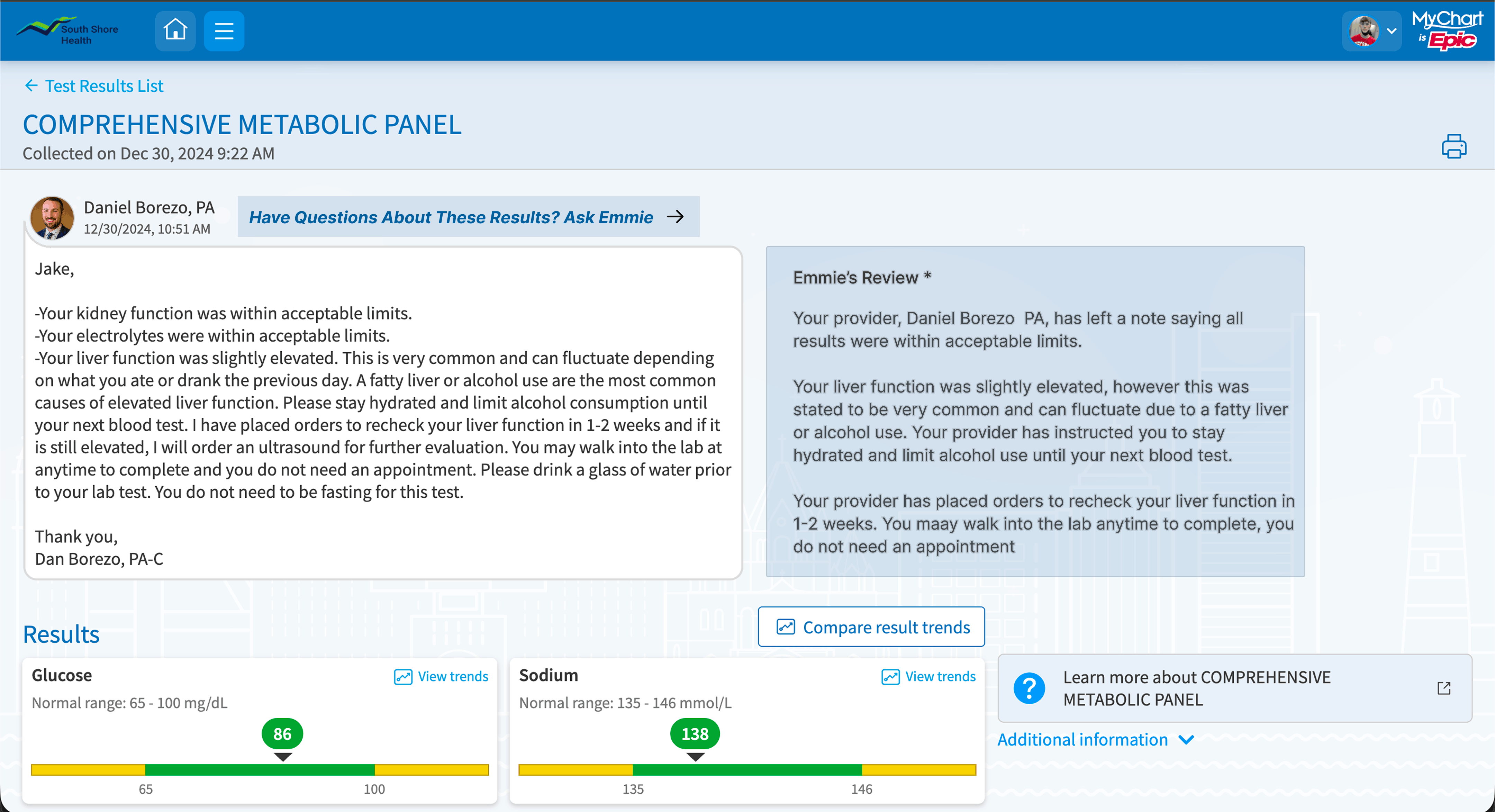 Proposed: visit summary and hierarchy