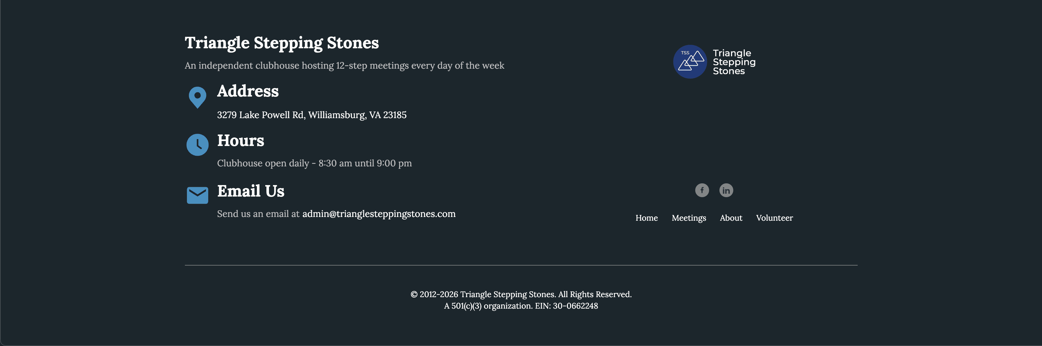 Redesigned footer with credibility signals